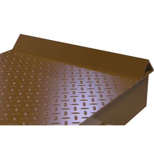 Stl Wheel Riser W/ Roll Off Guard 84 × 24 × 6 - Exact Tool & Supply