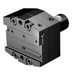 APBA-L-VDI30-25-HP CoroCut® QD Non-Rotating Adaptor - Angled Adjustable Type - Exact Tool & Supply