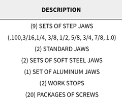 Snap Jaws - Advanced 4" Set - Part #  4PKG-100 - Exact Tool & Supply