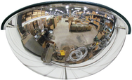 18" Half Dome Mirror-Hardboard Back - Exact Tool & Supply