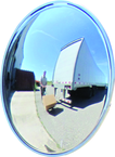 18" Dia. 3/4 Dome Mirror For Outside Corner- Polycarbonate - Exact Tool & Supply