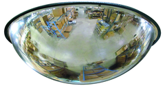 48" Full Dome Mirror- Hardboard Back - Exact Tool & Supply