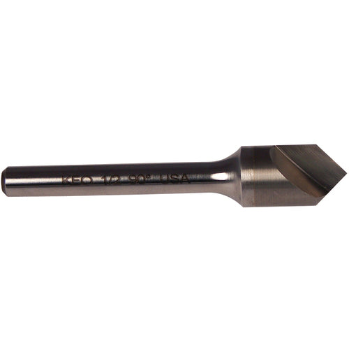 ‎1/4 Size-1/4 Shank-60° Single Flute Countersink - Exact Tool & Supply