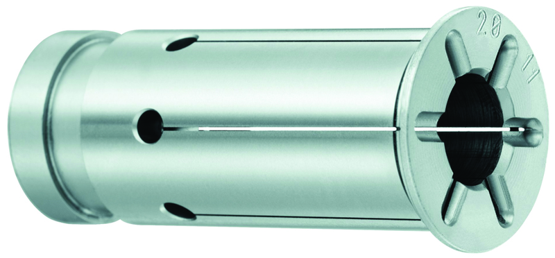 Milling Chuck Slotted Reduction Sleeve - 3/4" OD x 3/8" ID - Exact Tool & Supply