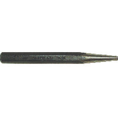 Solid Punch - 1/16″ Tip Diameter × 4″ Overall Length - Exact Tool & Supply