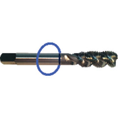 ‎M7 × 1.00 Dia-D5-3 FL-Std Spiral FL Tap - Blue Ring - Exact Tool & Supply