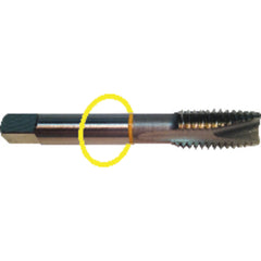‎M6 × 1.0 Dia-D5-3 FL-Std Spiral Point Tap - Yellow Ring - Exact Tool & Supply
