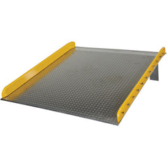 Aluminum Dock Board Steel Curb 10K 72 × 72 - Exact Tool & Supply