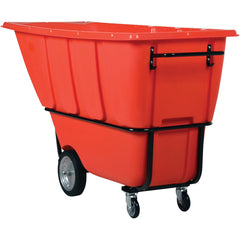 Heavy Duty Tilt Truck 1 Cu Yd Red - Exact Tool & Supply