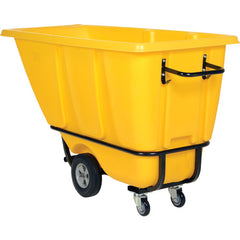 Heavy Duty Tilt Truck 1/2 Cu Yd Yellow - Exact Tool & Supply