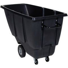 Light Duty Tilt Truck 1/2 Cu Yd Black - Exact Tool & Supply