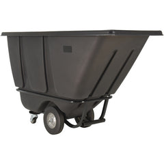 Medium Duty Tilt Truck 1/2 Cu Yd Black - Exact Tool & Supply