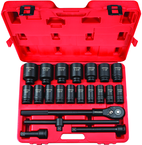 Tekton 22-Pc. 3/4" Dr Deep Impact Socket Set (Sae) - Exact Tool & Supply