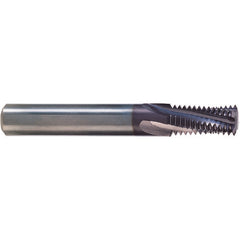 0.1 × 4 × 0.15 × 40 mm 2 Flute Square End Carbide End Mill-Plain Shank - Exact Tool & Supply