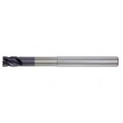 1x1x1-1/8x4-1/4x6-1/2 4FL Square Carbide End Mill-Weldon Shank-TiAlN - Exact Tool & Supply