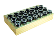 TG75 11 Piece Collet Set - Range: 1/8" - 3/4" by 16ths - Exact Tool & Supply