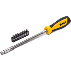 9 Piece Flexible Driver and Bit Set - Exact Tool & Supply