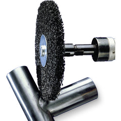 Scotch-Brite Clean and Strip Disc CS-DC SiC Extra Coarse 6″ × 1/2″ - Exact Tool & Supply