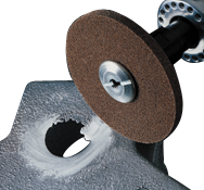 3 x 1 x 1/4" - 6CMED+ Grade - Deburring & Finish PRO Unitized Wheel - Exact Tool & Supply