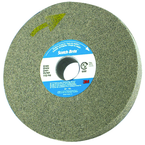 6" - MED Grit - Silicon Carbide - Finishing & Deburring Wheel - Exact Tool & Supply
