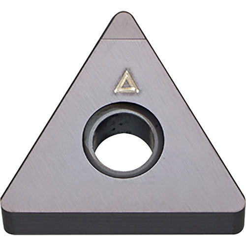 TNGA 332 SE KBN525, 1/32″ Corner Radius, 3/16″ Thick, 3/8″ Inscribed Circle, Triangle, Turning Indexable Insert - Exact Tool & Supply