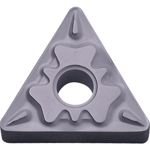TNMG 332 HQ PV7025, 1/32″ Corner Radius, 3/16″ Thick, 3/8″ Inscribed Circle, TiCN (MEGACOAT), Triangle, Turning Indexable Insert - Exact Tool & Supply