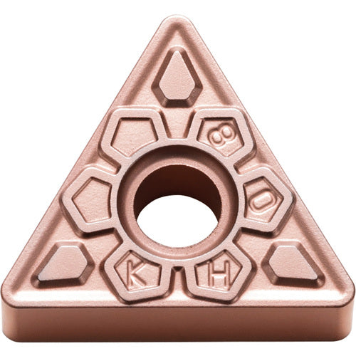 TNMG 332 KH CA320, 1/32″ Corner Radius, 3/16″ Thick, 3/8″ Inscribed Circle, TiCnulll2O3/Ti, Triangle, Turning Indexable Insert - Exact Tool & Supply