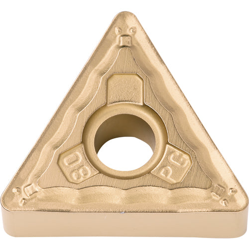 TNMG 333 PG CA525, 3/64″ Corner Radius, 3/16″ Thick, 3/8″ Inscribed Circle, TiCnulll2O3/TiN, Triangle, Turning Indexable Insert - Exact Tool & Supply