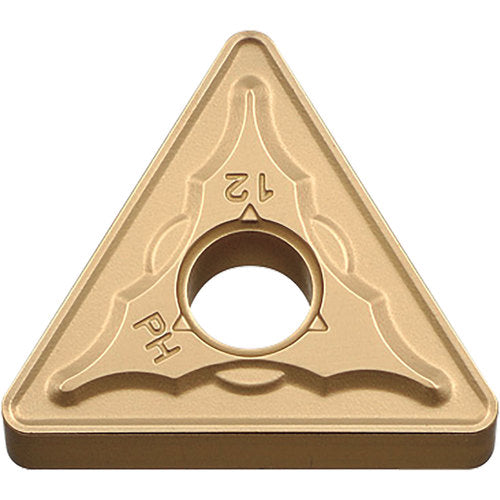 TNMG 432 PH CA530, 1/32″ Corner Radius, 3/16″ Thick, 1/2″ Inscribed Circle, TiCnulll2O3/TiN, Triangle, Turning Indexable Insert - Exact Tool & Supply