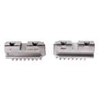 Hard Master Jaws for Scroll Chuck 6" 2-Jaw 2 Pc Set - Exact Tool & Supply