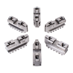 Hard Master Jaws for Scroll Chuck 5" 6-Jaw 6 Pc Set - Exact Tool & Supply