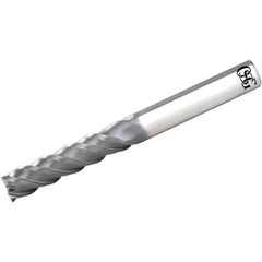 ‎1/4″ Dia. × 1/4″ Shank × 1″ DOC × 2-3/4″ OAL, Carbide, Duarise, 4 Flute, Shrink Fit, Square, Solid End Mill - Exact Tool & Supply