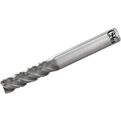 ‎1/4″ Dia. × 1/4″ Shank × 3/4″ DOC × 2-3/4″ OAL, Carbide, Duarise, 4 Flute, Shrink Fit, Square, Solid End Mill - Exact Tool & Supply