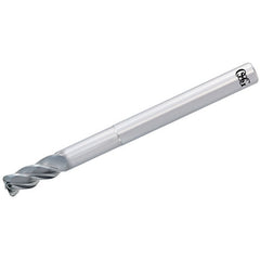 5/16″ Dia. × 5/16″ Shank × 7/16″ DOC × 4″ OAL, Carbide, Duarise, 4 Flute, Shrink Fit, Corner Radius, Solid End Mill - Exact Tool & Supply