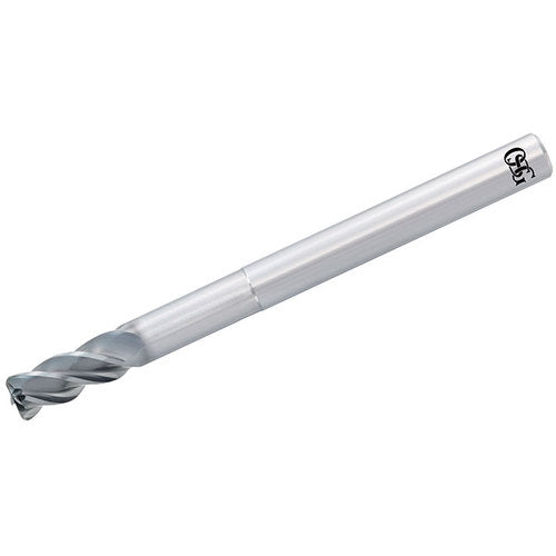 1/2″ Dia. × 1/2″ Shank × 5/8″ DOC × 4″ OAL, Carbide, Duarise, 4 Flute, Shrink Fit, Corner Radius, Solid End Mill - Exact Tool & Supply