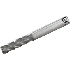 8 mm Dia. × 8 mm Shank × 25 mm DOC × 80 mm OAL, Carbide, Duarise, 4 Flute, Shrink Fit, Square, Solid End Mill - Exact Tool & Supply