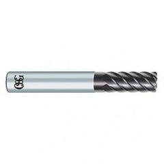 10mm x 10mm x 22mm x 70mm 6Fl 0.5mm C/R Carbide End Mill - EXO - Exact Tool & Supply
