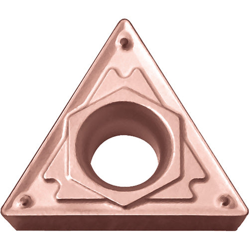 TPMT 322 HQ CA320, 1/32″ Corner Radius, 1/8″ Thick, 3/8″ Inscribed Circle, TiCnulll2O3/Ti, Triangle, Turning Indexable Insert - Exact Tool & Supply