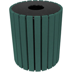Trash Receptical Poly Round 49 Gal-Green - Exact Tool & Supply