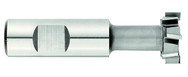 1 x 1/4 x 3/4 Shank - HSS - T-Slot Shank Type Cutter - 8T - TiN Coated - Exact Tool & Supply
