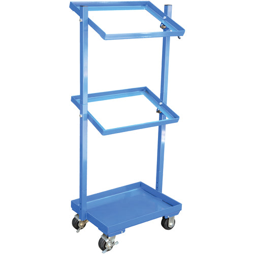 Multi-Tier Cart 3 Shelf 300 lb Capacity - Exact Tool & Supply