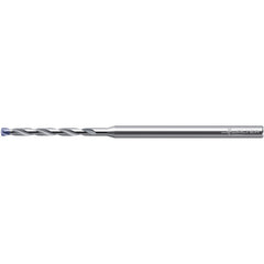 ‎7/64″ Dia. × 0.118″ Shank × 1-17/64″ Flute Length × 2-51/64″ OAL, 140°, 2xD Flute, Coolant Thru, DIN 6535 HA, Round Solid Carbide Drill A6489AMP-7/64IN - Exact Tool & Supply