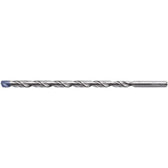 ‎4.5 mm Dia. × 6 mm Shank × 100 mm Flute Length × 140 mm OAL, 140°, 2xD Flute, Coolant Thru, DIN 6535 HA, Round Solid Carbide Drill A6685TFP-4.5 - Exact Tool & Supply