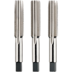 ‎1/4-28 H3 4-Flute High Speed Steel Hand Tap Set-Bright Series/List #2046 - Exact Tool & Supply