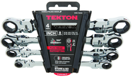 4-Pc. Flex-Hd Ratcheting Wrench Set (5/16-3/4") - Exact Tool & Supply
