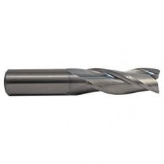 7/16 TuffCut Std. Length Center Cutting 3 Fl End Mill TiCN Coated - Exact Tool & Supply