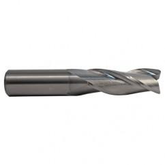 1/2 TuffCut Std. Length Center Cutting 3 Fl End Mill TiCN Coated - Exact Tool & Supply
