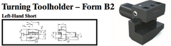 VDI Turning Toolholder - Form B2 (Left-Hand Short) - Part #: CNC86 22.5032 - Exact Tool & Supply