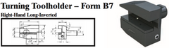 VDI Turning Toolholder - Form B7 (Right-Hand Long-Inverted) - Part #: CNC86 27.2516.1 - Exact Tool & Supply