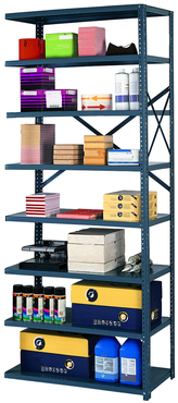 48 x 12 x 85'' (8 Shelves) - Open Style Add-On Shelving Unit - Exact Tool & Supply
